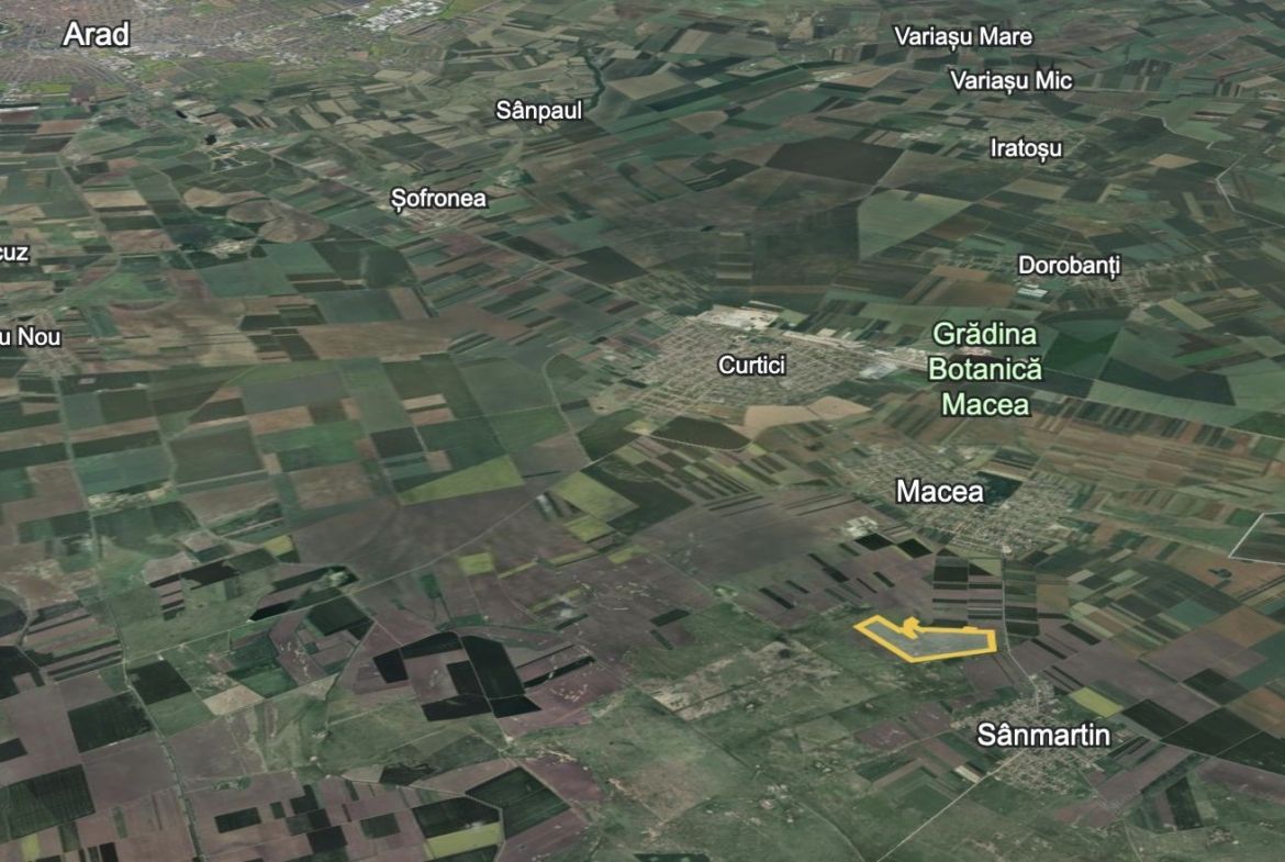 Teren 42 ha pentru parc fotovoltaic – Macea, Arad - foto 4