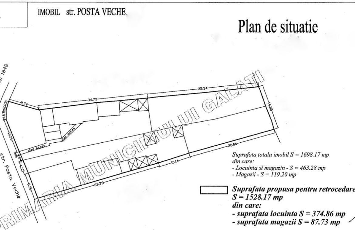 TEREN INTRAVILAN DE VANZARE – 1.528 MP – STR. POSTA VECHE – EXCLUSIVITATE - foto 8