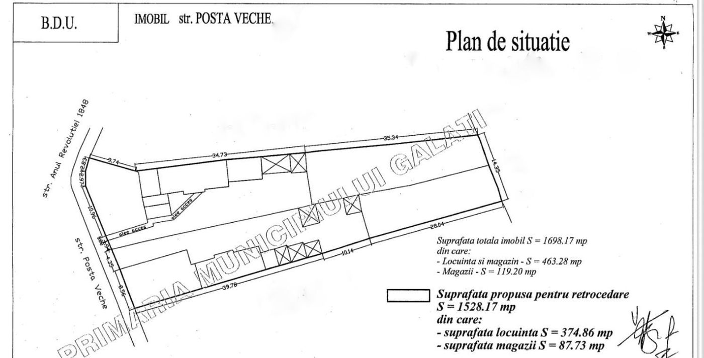 TEREN INTRAVILAN DE VANZARE – 1.528 MP – STR. POSTA VECHE – EXCLUSIVITATE - foto 8 TEREN INTRAVILAN DE VANZARE – 1.528 MP – STR. POSTA VECHE – EXCLUSIVITATE - foto 8
