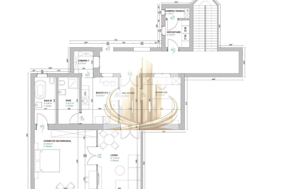 Apartament 3 cam renovat, 91 mp – Bălcescu–Elisabetin | Boxă 13,3 mp - foto 7