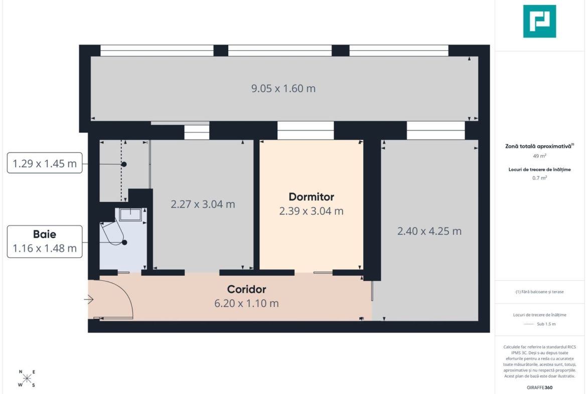 Apartament 3 camere | 49 mp | Sector 5 - foto 8