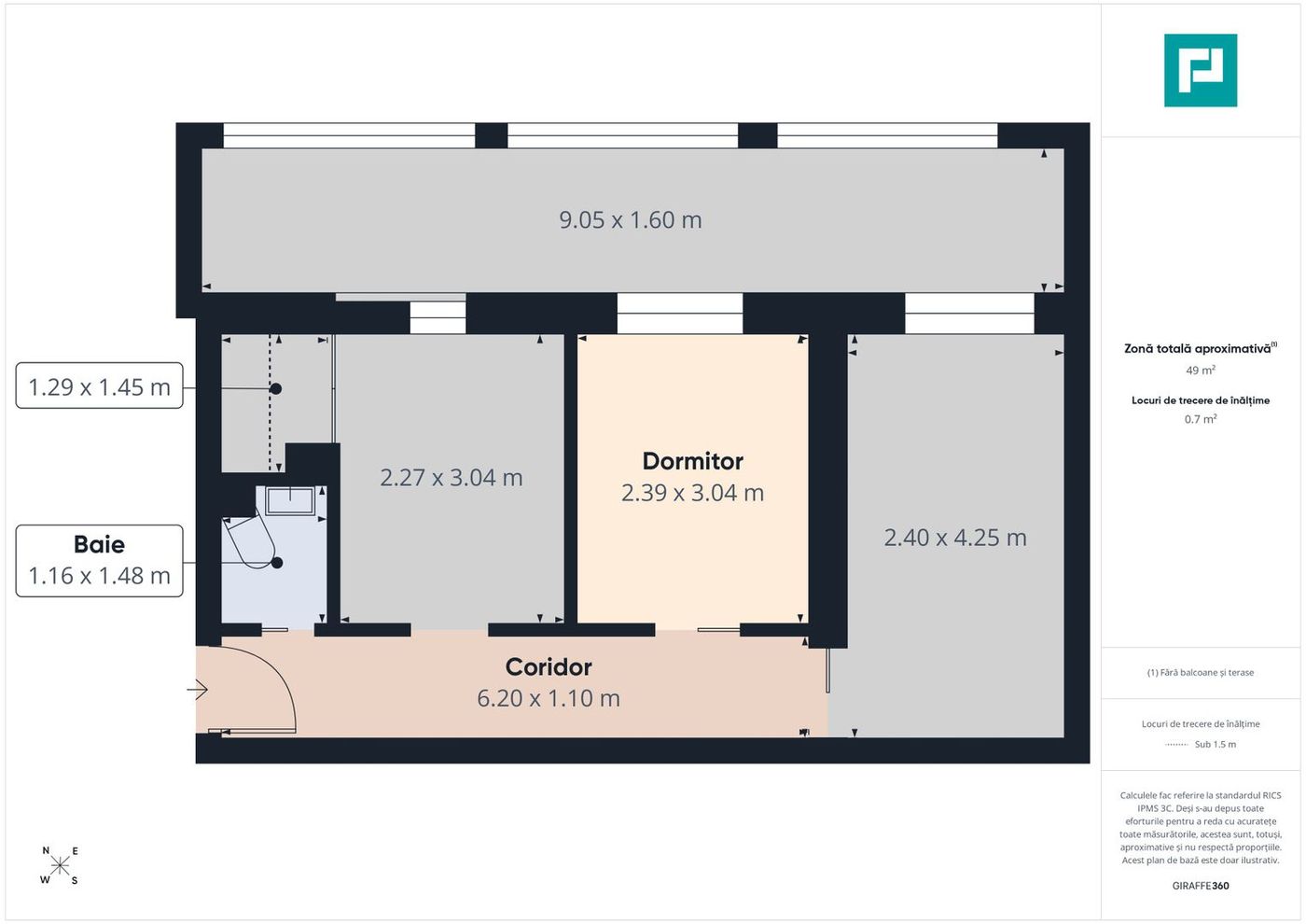 Apartament 3 camere | 49 mp | Sector 5 - foto 8