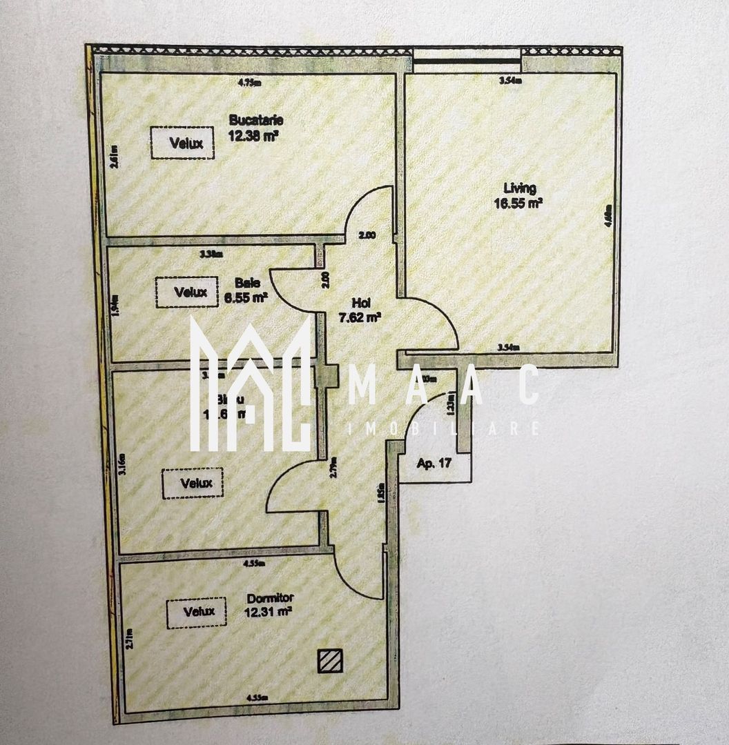 Apartament 3 camere de vânzare | Sibiu, Turnișor | 66 mp - foto 2 Apartament 3 camere de vânzare | Sibiu, Turnișor | 66 mp - foto 2