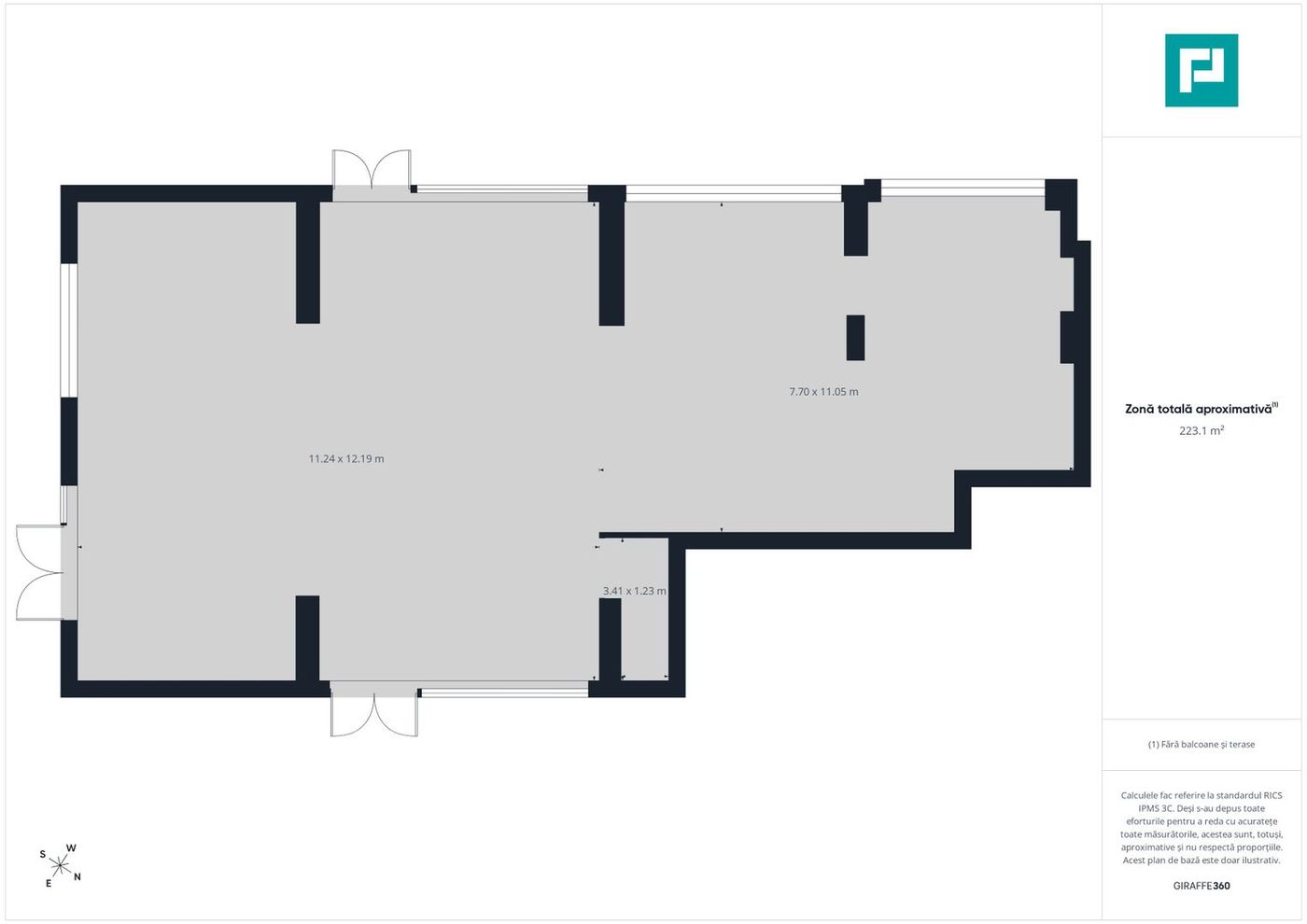 Spațiu comercial 220 mp, 9 parcări, Oradea - foto 8