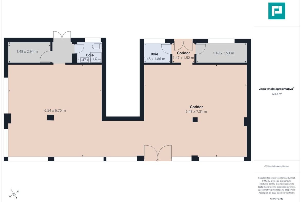Spațiu 137 mp cu Vitrină | Rogerius - foto 6