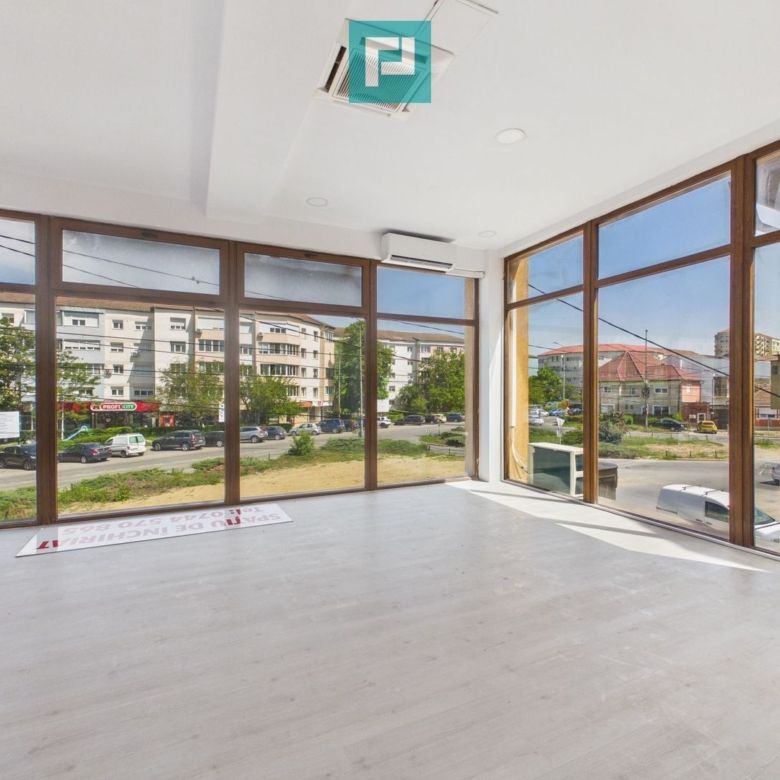 Spațiu Comercial Open Space, Vitrină 8 m, Etaj 1 - Imagine principala