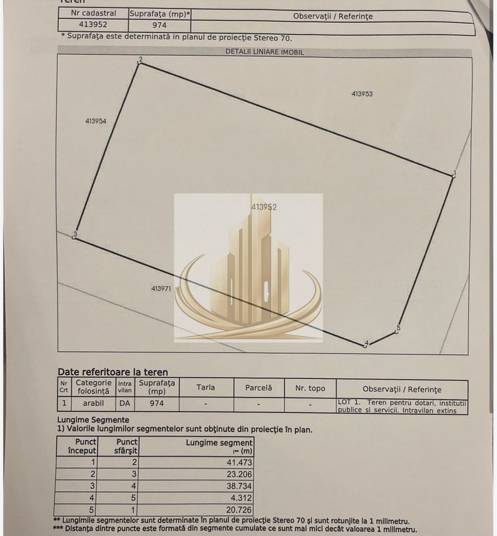 Teren investițional Chișoda | 974 mp | 2 fronturi | PUZ servicii - foto 6