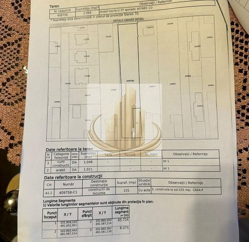 Teren 2.070 mp în Sânandrei, front 19 ml, casă locuibilă și utilități - foto 3