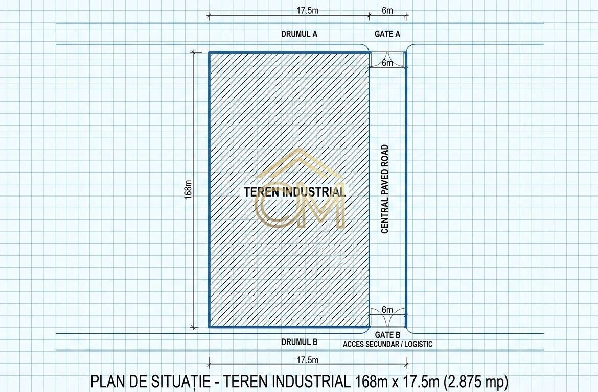 Teren Intravilan-2875 MP-Zona Industriala Vest - foto 2