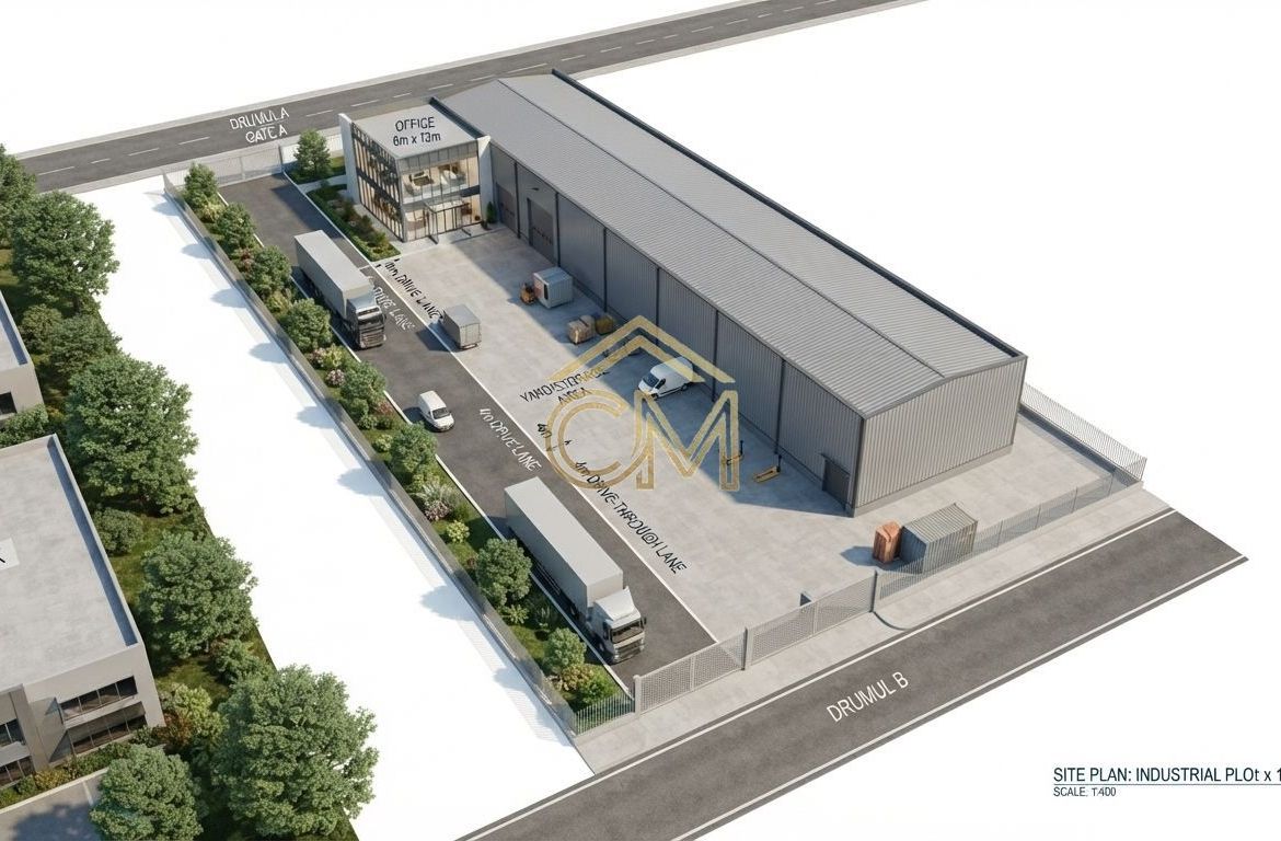 Teren Intravilan-2875 MP-Zona Industriala Vest - foto 3