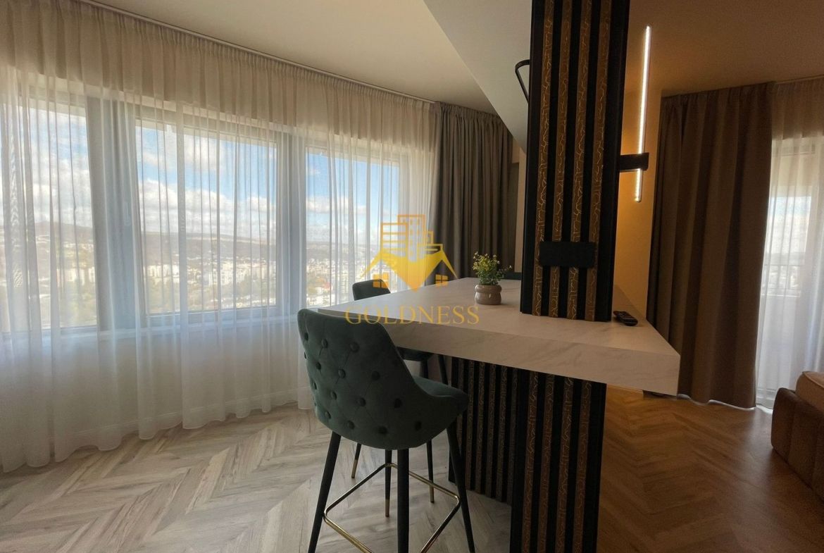 West City!Apartament 45 mp finisat utilat mobilat! Panorama pe Cluj! - foto 3