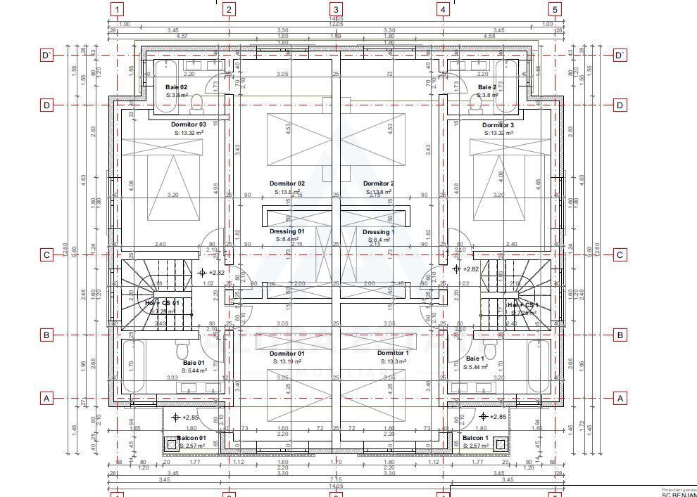 Casa tip duplex 120 mp utili 4 camere 3 bai teren 250 mp in Sura Mica - foto 5
