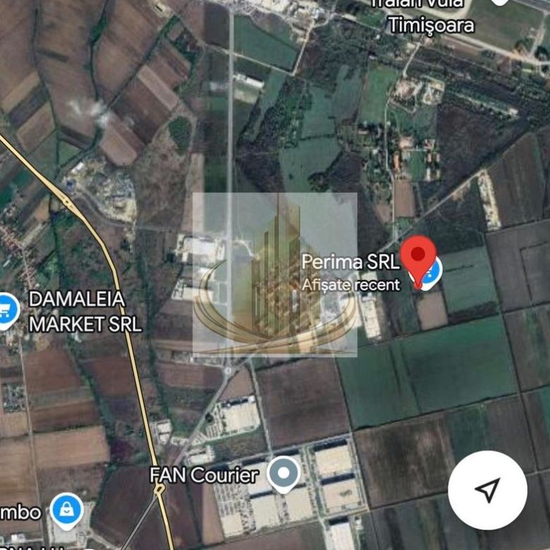 Teren 5.752 mp lângă Aeroport – ideal hală, logistică, depozit - Imagine principala
