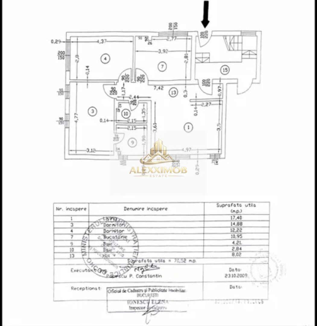 Apartament de Vanzare - 3 Camere - 71 mp - Grand Arena - foto 8