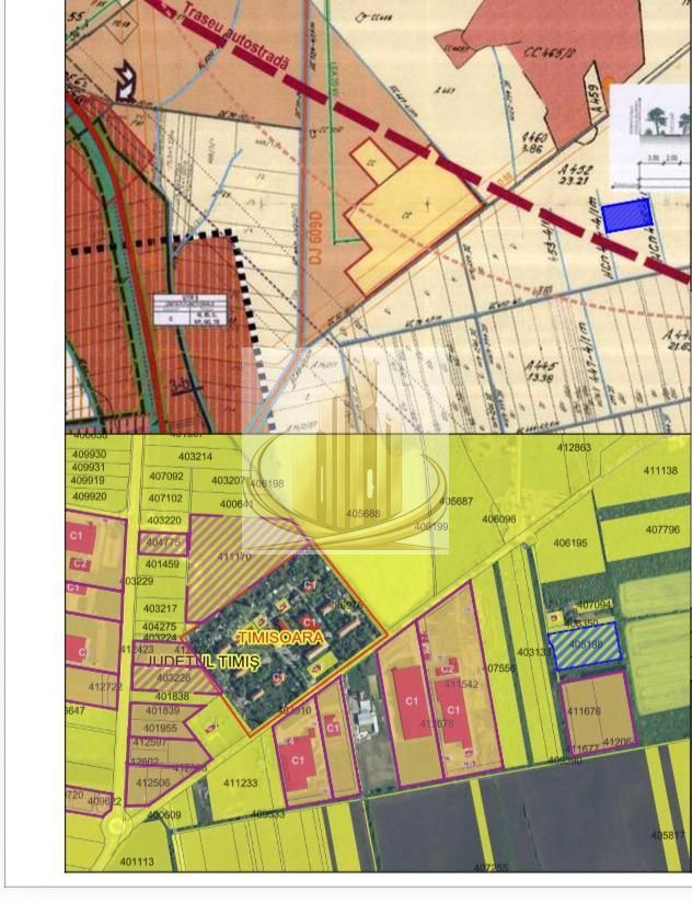 Teren 5.752 mp lângă Aeroport – ideal hală, logistică, depozit - foto 3