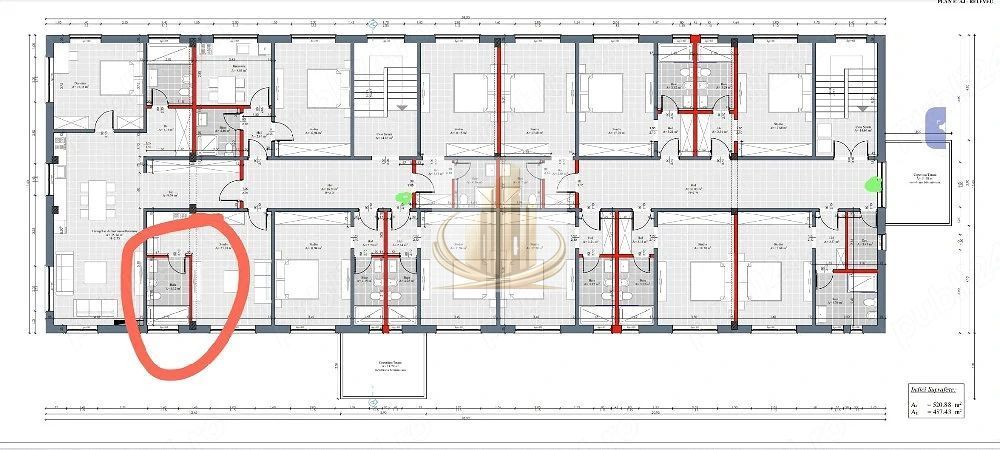 Clădire de închiriat Șagului, 1.000 mp, 21 apartamente - Imagine principala