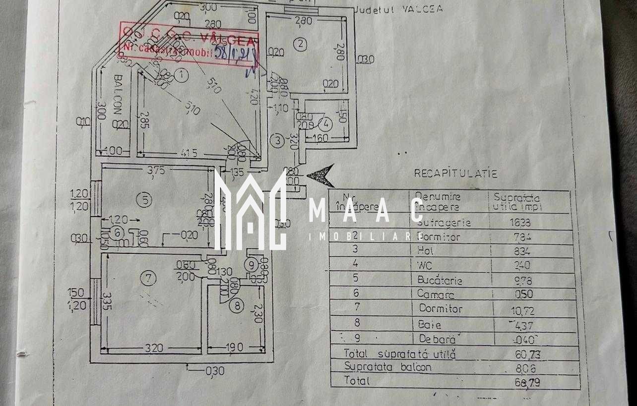 Apartament 3 camere de vânzare | Râmnicu Vâlcea, Ostroveni - foto 8