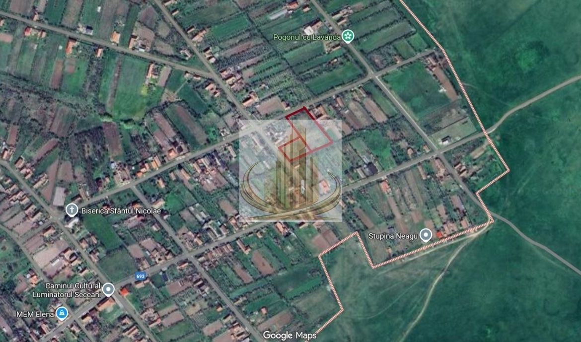 Teren intravilan 4.393 mp Seceani, lângă autostradă A1. - foto 2