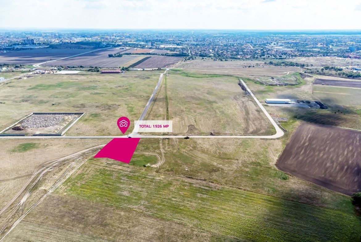 OPORTUNITATE INVESTIȚIE | TEREN INDUSTRIAL 1.926 MP | ARAD - Imagine principala
