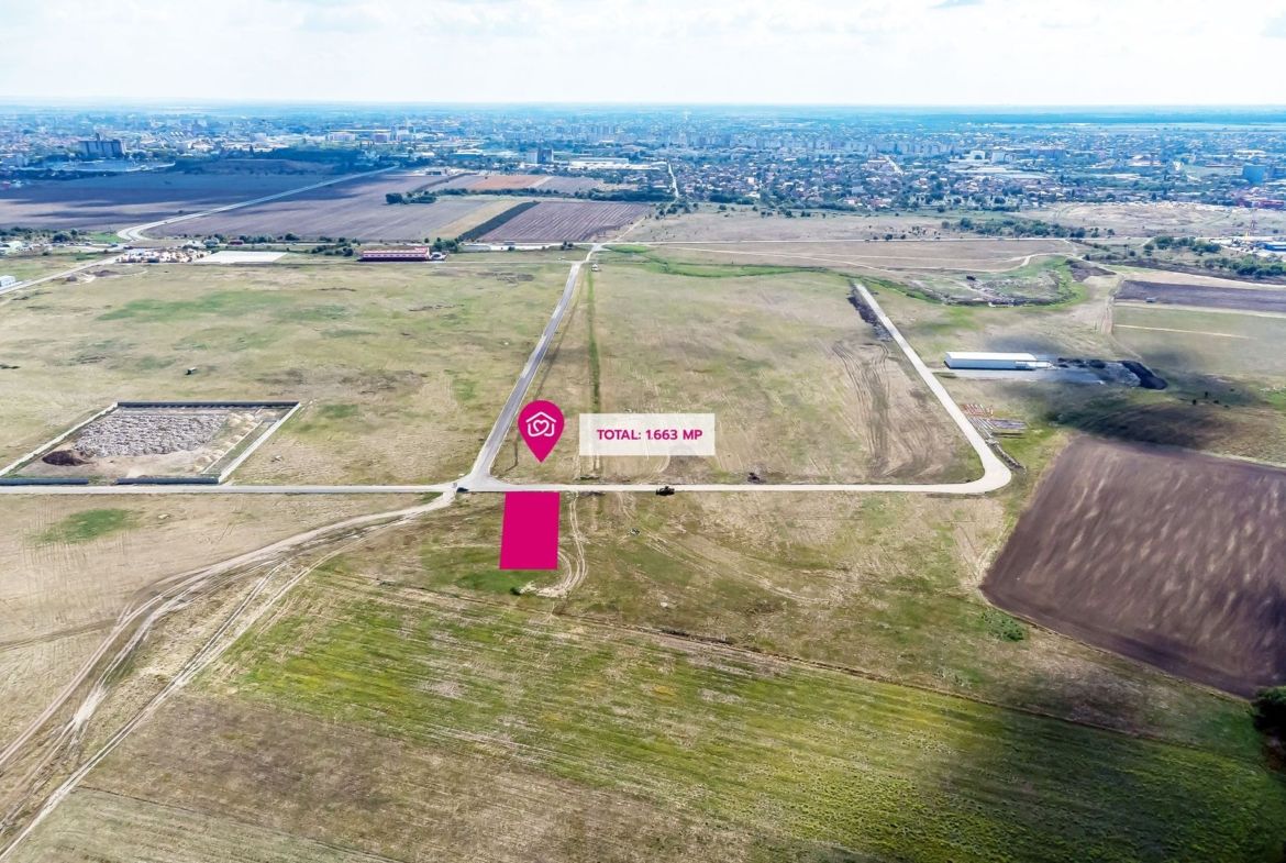 Oportunitate – Teren industrial 1.663 mp lângă Centura Vest Arad - Imagine principala