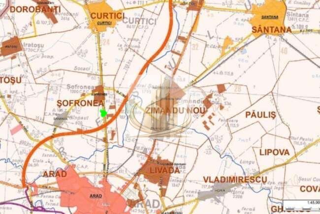 Teren strategic pentru investiție – 5014 mp, Sofronea, Arad. - foto 7