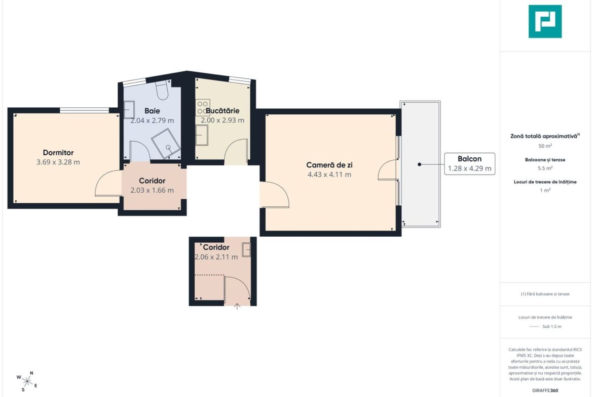 Apartament 2 camere în Giroc - foto 5