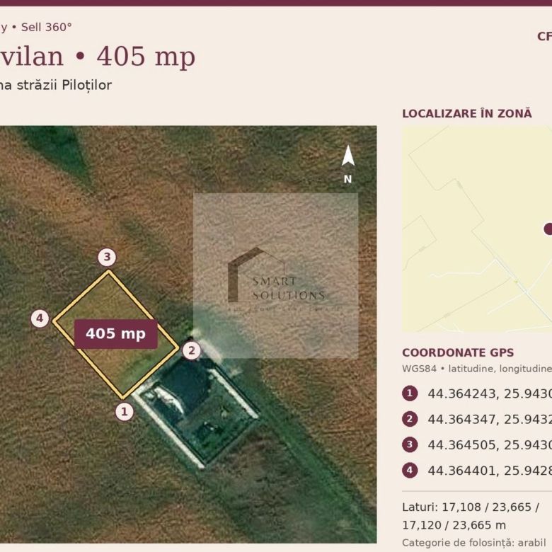 Teren intravilan 405 mp + cotă din drumul de acces | Bragadiru - Imagine principala