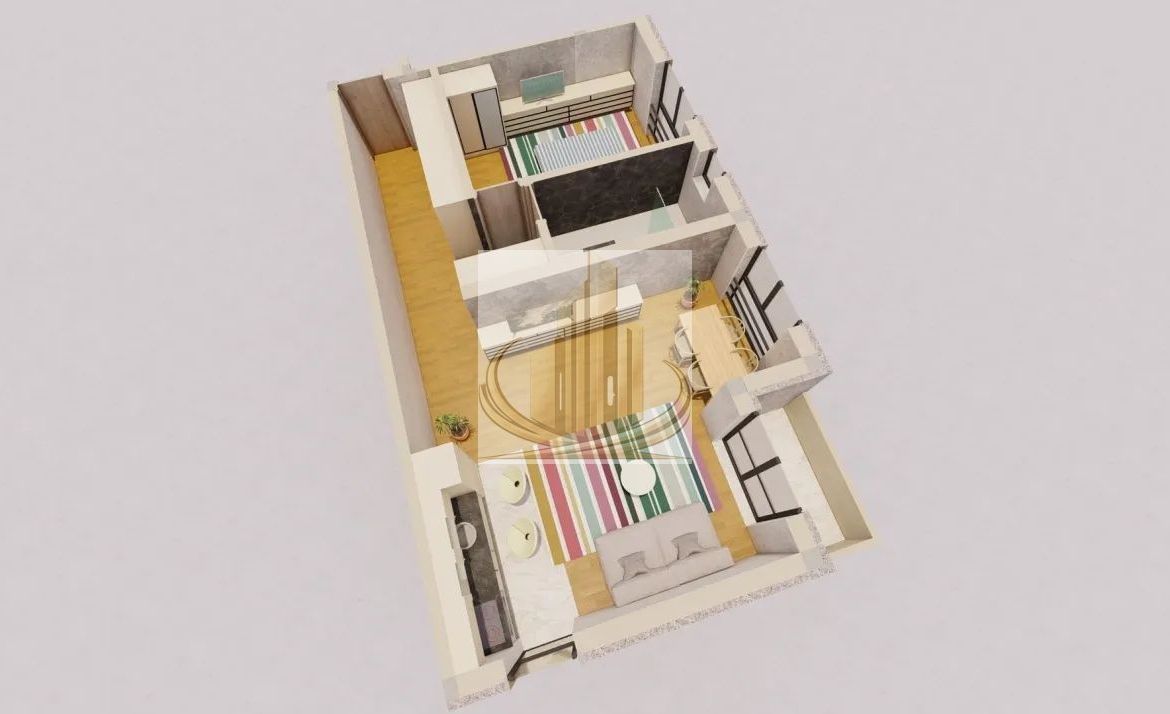 Apartament 2 camere Sânandrei, 55 mp, balcon, parcare inclusă - foto 6