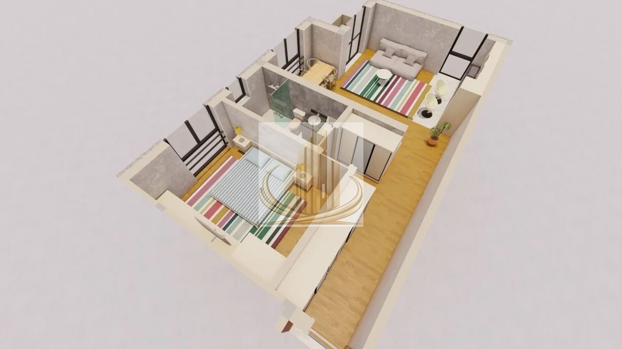 Apartament 2 camere Sânandrei, 55 mp, balcon, parcare inclusă - foto 7