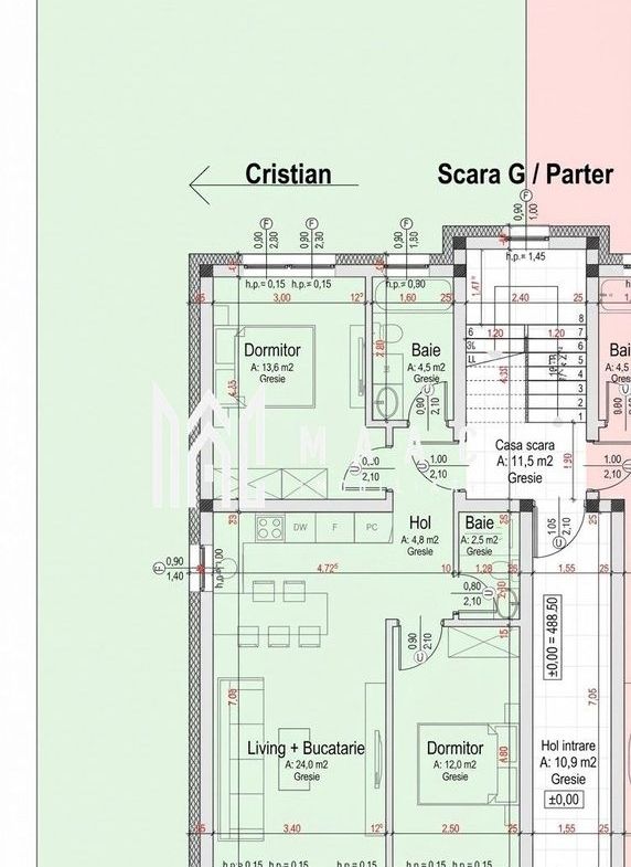 Apartament 3 camere de vânzare | Sibiu, Turnișor | curte 100 mp - foto 2