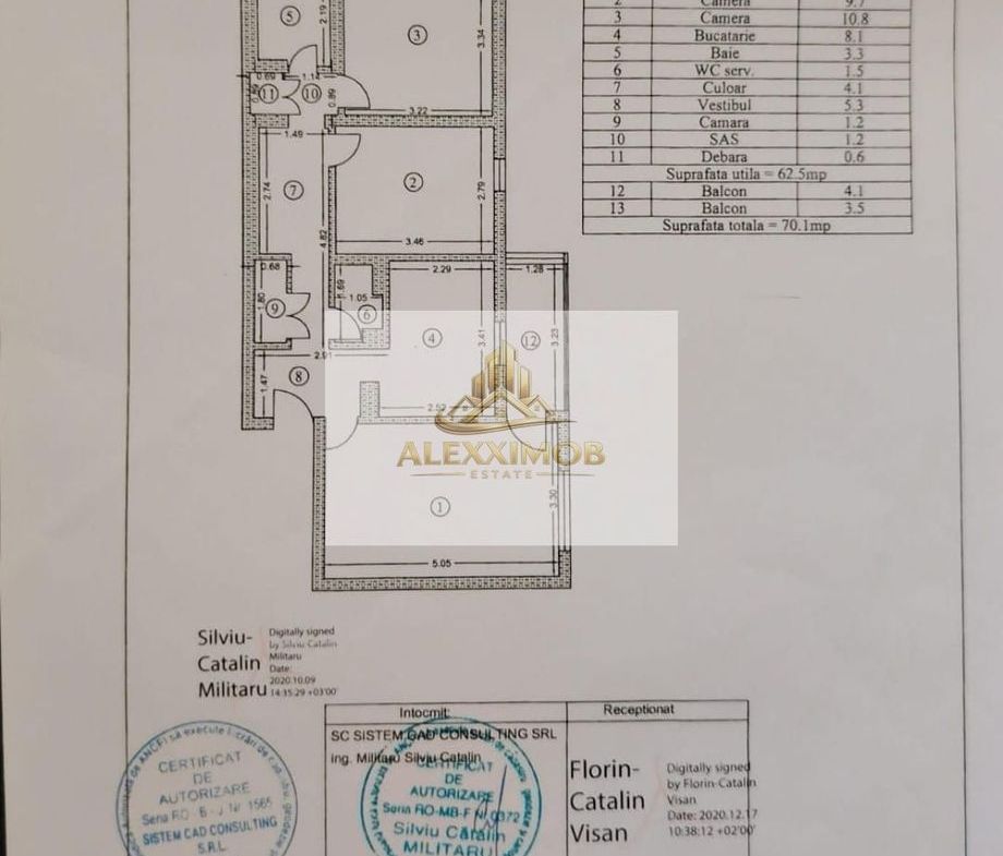 Apartament de Vanzare - 3 Camere -72 mp - Popesti Leordeni - foto 2
