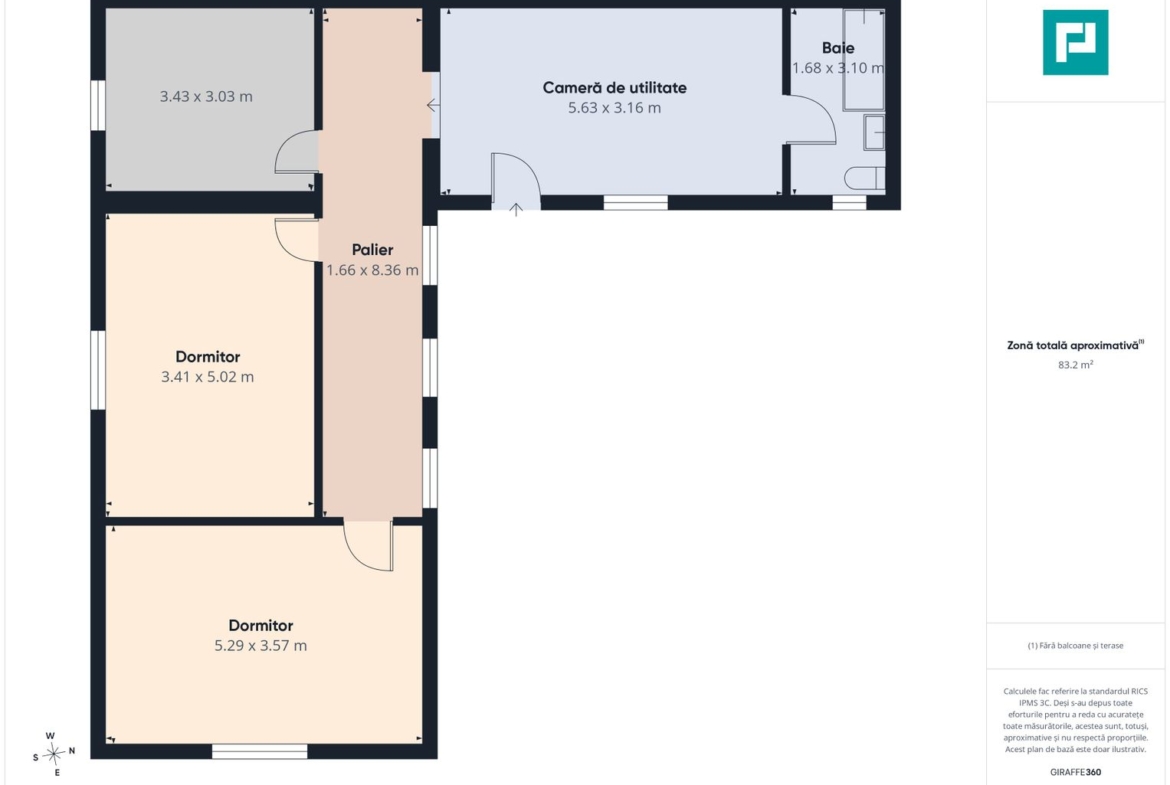 Duplex 3 camere pe colț în Dumbrăvița - foto 6