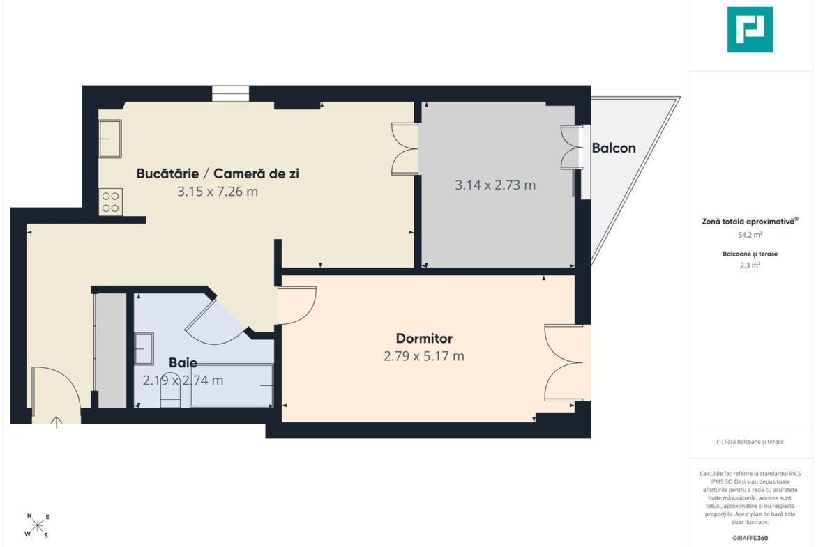 Apartament cochet cu 2 camere | A Residence Pipera - foto 8
