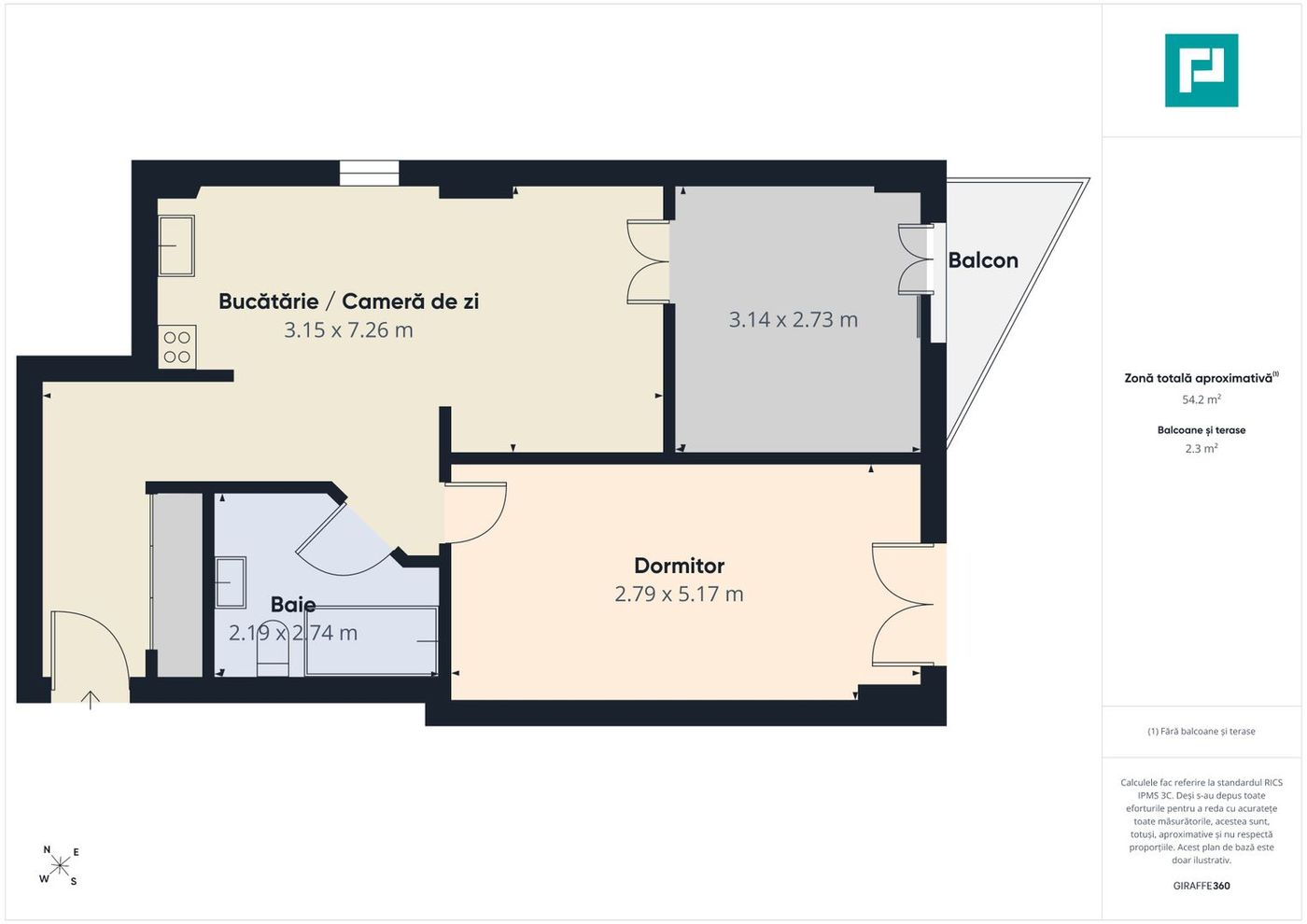 Apartament cochet cu 2 camere | A Residence Pipera - foto 8