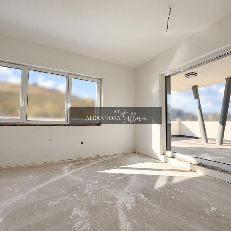 Apartament 3 camere, 2 bai, 63 mp+ terasa 60 mp, garaj. - Imagine principala