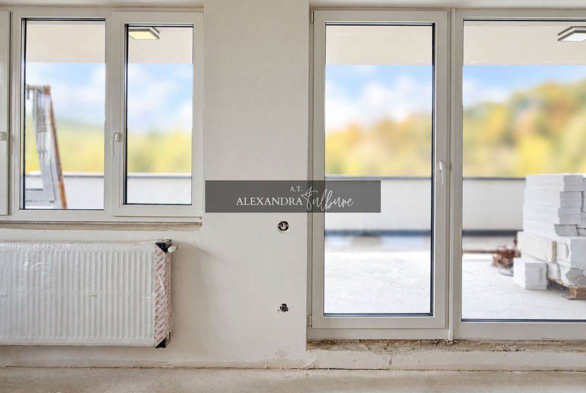 Apartament 3 camere, 2 bai, 67 mp+ terasa 84 mp, garaj - foto 2