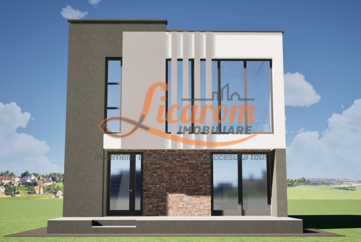 Vila LUX Parter+Etaj(stil mediteranean) in Stupini zona Plugarilor - foto 2